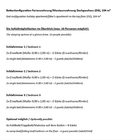 Apartment Schicke Monteurunterkunft In Mit Drei Wohneinheiten