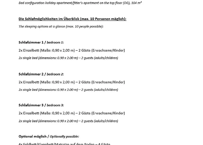 Apartamento Schicke Monteurunterkunft In Mit Drei Wohneinheiten