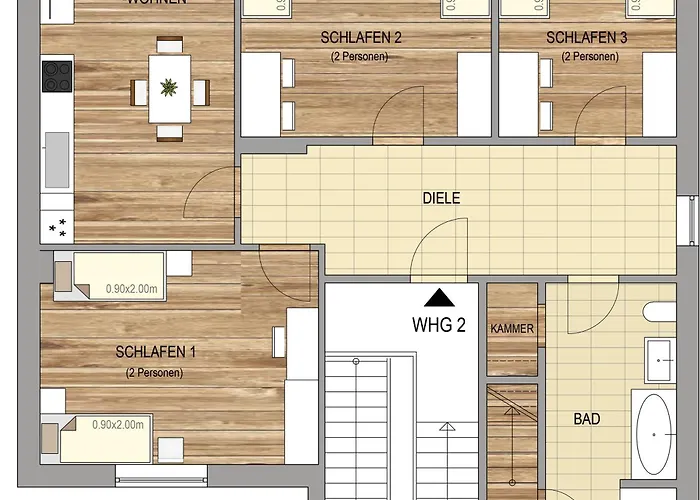 Schicke Monteurunterkunft In Mit Drei Wohneinheiten